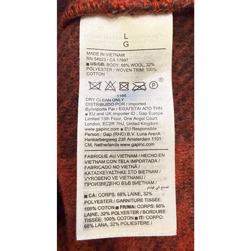 NWT BANANA REPUBLIC $200 BRUSHED WOOL BLEND OVERSHIRT SHACKET JACKET SZ L